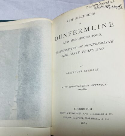 Reminiscences of Dunfermline and Neighbourhood: Illustrative of Dunfermline Life Sixty Years Ago. - Image 4