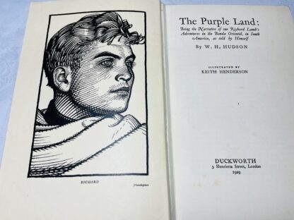 The Purple Land : Being the Narrative of One Richard Lamb's Adventures in the Banda Oriental, in South America as Told By Himself - Image 2