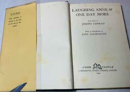 Laughing Anne & One Day More: Two Plays - Image 2