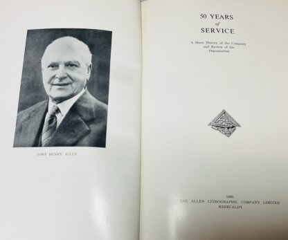 50 Years of Service: A Short History of the Company with a Review of the Organisation - Image 2