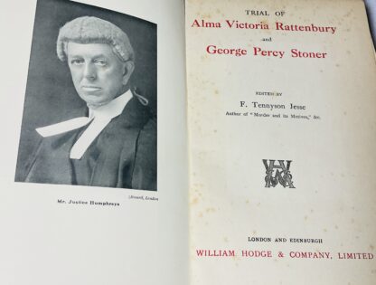 Trial of Alma Victoria Rattenbury and George Percy Stoner  [Notable British Trials] - Image 2