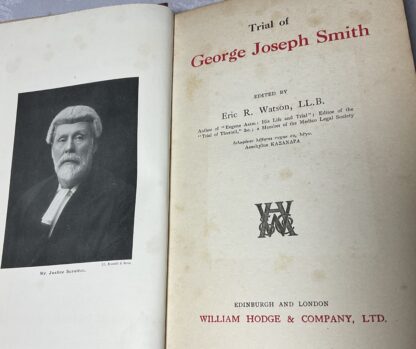 Trial Of George Joseph Smith [Notable British Trials] - Image 2