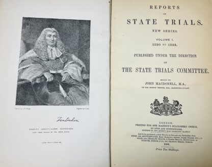 Reports of State Trials: New series, Published Under the Direction of the State Trials Committee   [Volume 1. 1820 to 1823] - Image 3