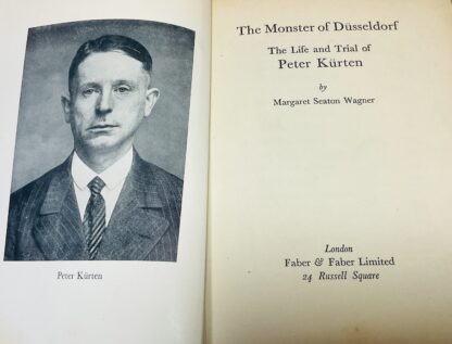 The Monster of Dusseldorf: The Life and Trial of Peter Kürten - Image 2