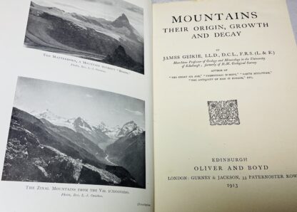 Mountains: Their Origin, Growth and Decay - Image 2