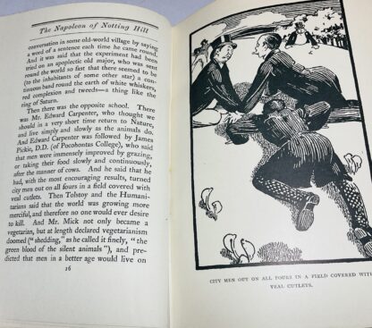 The Napoleon of Notting Hill: With Seven full-page illustrations by W. Graham Robertson and a Map of the Seat of War - Image 4