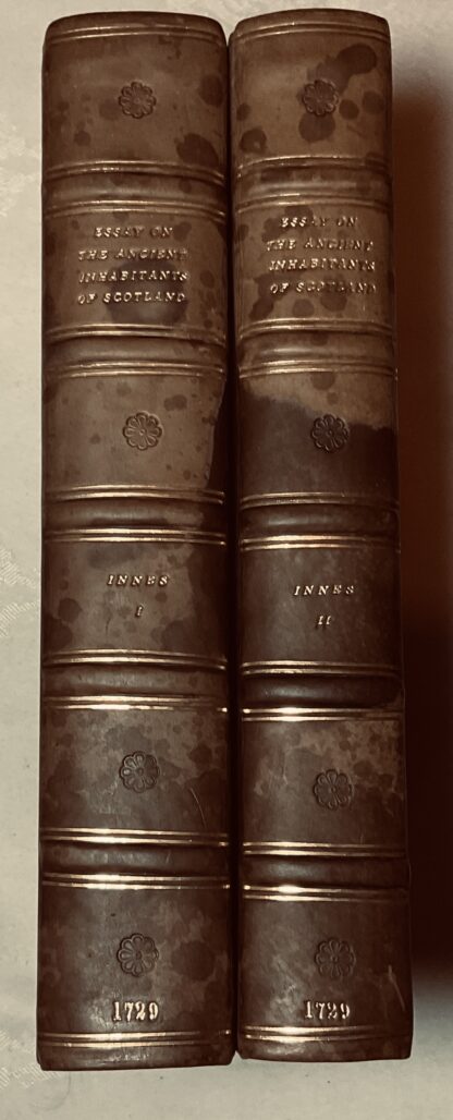 A Critical Essay on the Ancient Inhabitants of the Northern Parts of Britain or Scotland. Containing an Account of the Romans, of the Britains Betwixt the Walls, of the Caledonians or Picts, and Particularly of the Scots. With an Appendix of Ancient Manus [2 Volume set] - Image 2