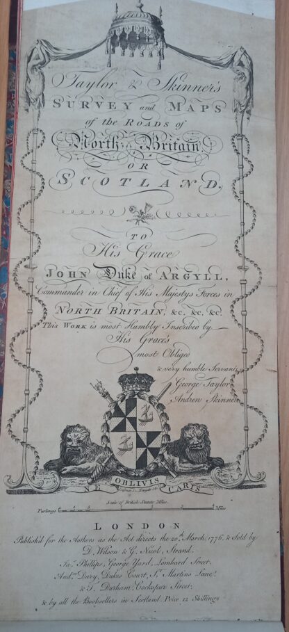 Taylor & Skinner's Survey and Maps of the Roads of North Britain or Scotland - Image 2