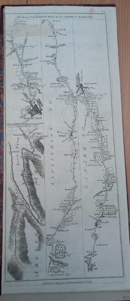 Taylor & Skinner's Survey and Maps of the Roads of North Britain or Scotland - Image 6