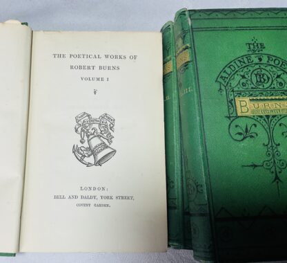 The Poetical Works of Robert Burns, Complete in 3 volumes [The Aldine Edition of the British Poets] - Image 3